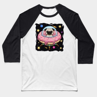 UFO Pug: A Close Encounter of the Pug Kind Baseball T-Shirt